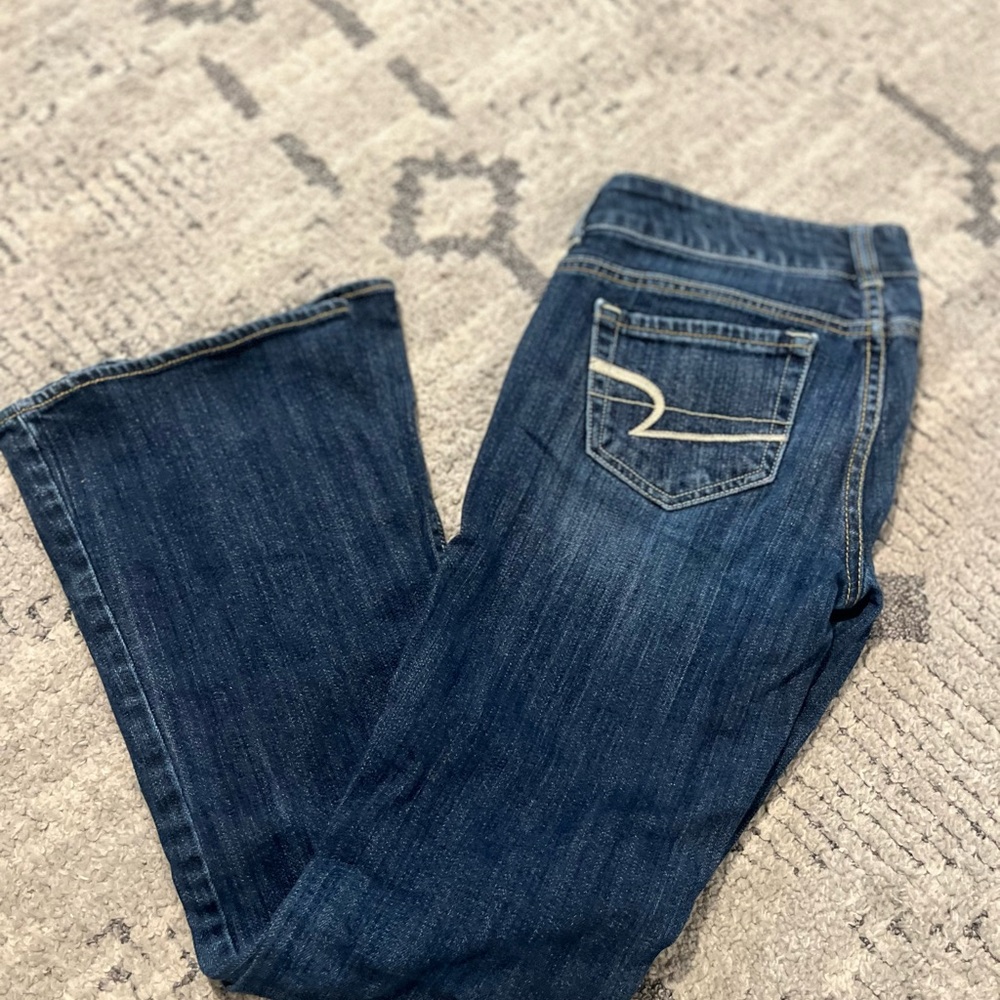 American Eagle Outfitters Dark Blue Flare Jeans